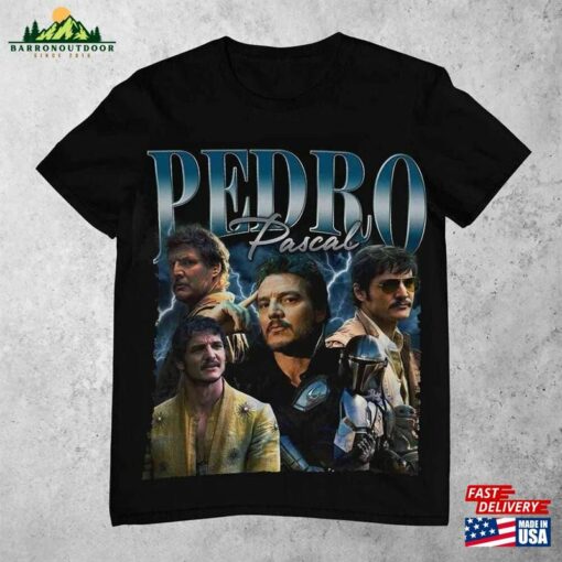 Pedro Pascal T-Shirt 90S Inspired Shirt Bootleg Actor Fan Gift Classic Sweatshirt