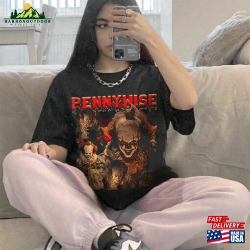 Pennywise Shirt Horror Movie It Hoodie Unisex