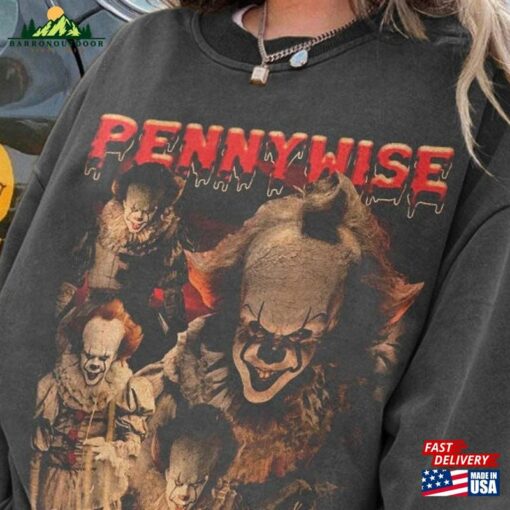 Pennywise Shirt Horror Movie It Hoodie Unisex