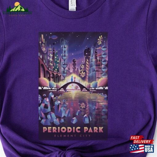 Periodic Park Element City Comfort Colors® Shirt Disney Pixar’S Elemental 2023 Sweatshirt T-Shirt