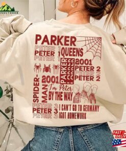 Peter Parker Movie Est 2001 Spider Double Sides Shirt Unisex T-Shirt 2 Peter Parker Movie Est 2001 Spider Double Sides Shirt Unisex T Shirt 3