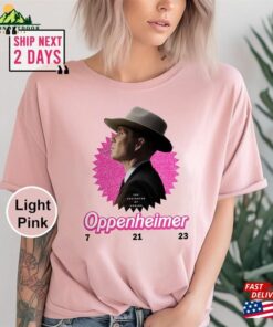 Pink Barbenheimer Shirt Meme T-Shirt Trending Unisex Hoodie Pink Barbenheimer Shirt Meme T-Shirt Trending Unisex Hoodie