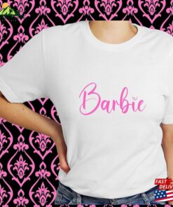Pink Barbie T-Shirt Girl Shirt 2023 Movie Sweatshirt Classic Pink Barbie T-Shirt Girl Shirt 2023 Movie Sweatshirt Classic