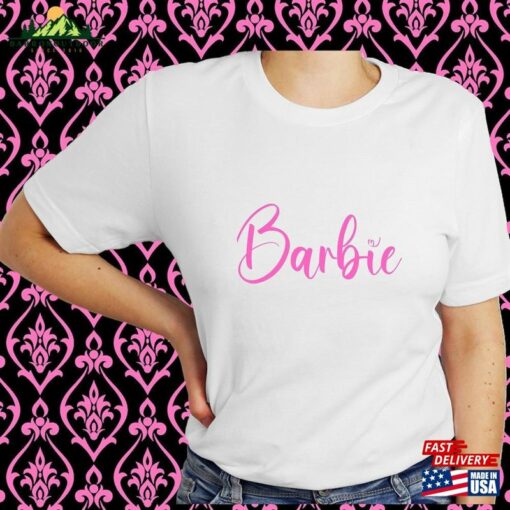 Pink Barbie T-Shirt Girl Shirt 2023 Movie Sweatshirt Classic