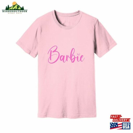 Pink Barbie T-Shirt Girl Shirt 2023 Movie Sweatshirt Classic