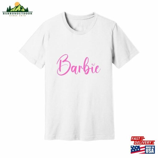 Pink Barbie T-Shirt Girl Shirt 2023 Movie Sweatshirt Classic