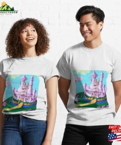Pink Fairy Castle W Moat 4 Classic T-Shirt Unisex Pink Fairy Castle W Moat 4 Classic T-Shirt Unisex