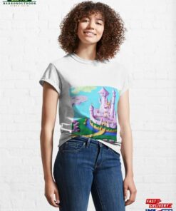 Pink Fairy Castle W Moat 4 Classic T-Shirt Unisex 3 Pink Fairy Castle W Moat 4 Classic T Shirt Unisex 4