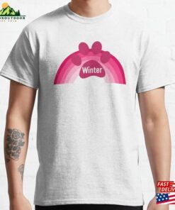 Pink Rainbow Paw With Name Winter Classic T-Shirt Pink Rainbow Paw With Name Winter Classic T-Shirt