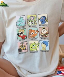 Pixar Movie Group Shot Shirt Characters T-Shirt Disneyland Trip Tee Sweatshirt Pixar Movie Group Shot Shirt Characters T-Shirt Disneyland Trip Tee Sweatshirt