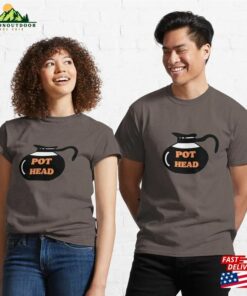 Pot Head Coffee Addict Art Classic T-Shirt Sweatshirt Hoodie Pot Head Coffee Addict Art Classic T-Shirt Sweatshirt Hoodie