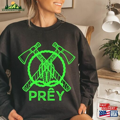 Prey Alien Movie Sweater Predator Inspired Unisex Sweatshirt Design T-Shirt Hoodie