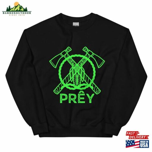 Prey Alien Movie Sweater Predator Inspired Unisex Sweatshirt Design T-Shirt Hoodie