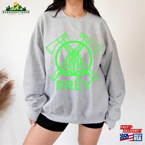 Prey Alien Movie Sweater Predator Inspired Unisex Sweatshirt Design T-Shirt Hoodie