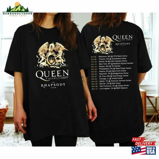 Queen Rock Band Shirt The Rhapsody Tour 2023 Sweatshirt Classic Hoodie