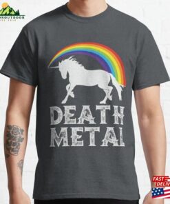 Rainbow Unicorn Death Metal Graphic Classic T-Shirt Unisex Sweatshirt Rainbow Unicorn Death Metal Graphic Classic T-Shirt Unisex Sweatshirt