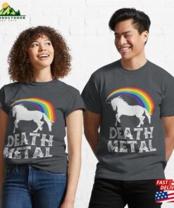 Rainbow Unicorn Death Metal Graphic Classic T-Shirt Unisex Sweatshirt 2 Rainbow Unicorn Death Metal Graphic Classic T Shirt Unisex Sweatshirt 3
