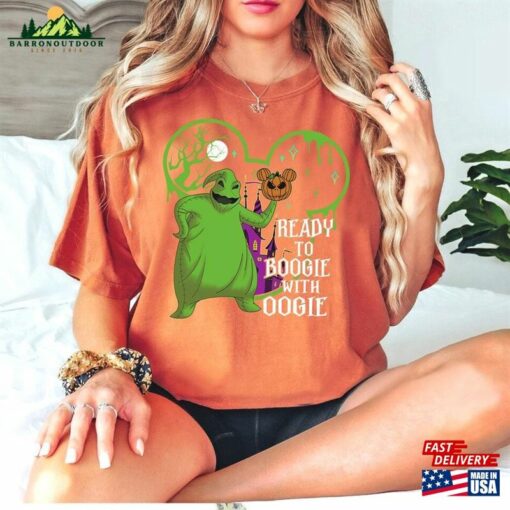 Ready To Boogie With Oogie Shirt Bash 2023 Disney Halloween Shirts T-Shirt Hoodie