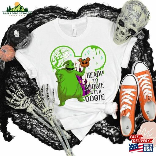 Ready To Boogie With Oogie Shirt Bash 2023 Disney Halloween Shirts T-Shirt Hoodie