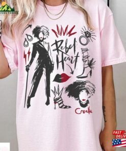 Rebel Heart Shirt Disney Cruella Character Emma Stone Sweatshirt T-Shirt 2 Rebel Heart Shirt Disney Cruella Character Emma Stone Sweatshirt T Shirt 3