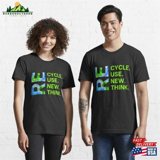 Recycle Reuse Renew Rethink Crisis Environmental Activism Essential T-Shirt Hoodie