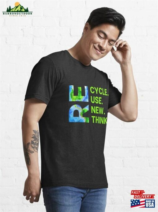 Recycle Reuse Renew Rethink Crisis Environmental Activism Essential T-Shirt Hoodie