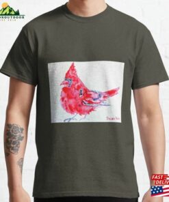 Red Cardinal Classic T-Shirt Hoodie Red Cardinal Classic T-Shirt Hoodie