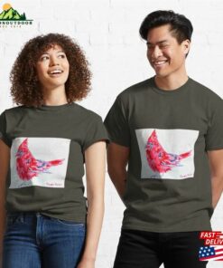 Red Cardinal Classic T-Shirt Hoodie Red Cardinal Classic T-Shirt Hoodie