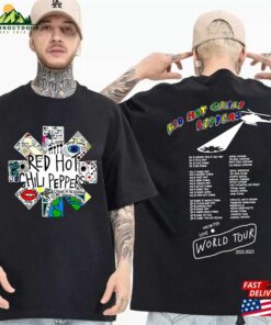 Red Hot Chilli Pepper Unlimited Love World Tour 2023 Png The Chili Peppers Rock Band Classic T-Shirt Red Hot Chilli Pepper Unlimited Love World Tour 2023 Png The Chili Peppers Rock Band Classic T-Shirt