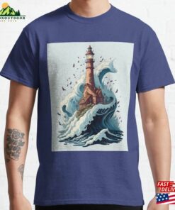 Red Lighthouse Classic T-Shirt Hoodie Red Lighthouse Classic T-Shirt Hoodie