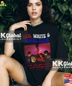 Red White Royal Blue 2023 Prince Henry And Alex Movie T-Shirt The Kissing Booth Unisex Classic Red White Royal Blue 2023 Prince Henry And Alex Movie T-Shirt The Kissing Booth Unisex Classic