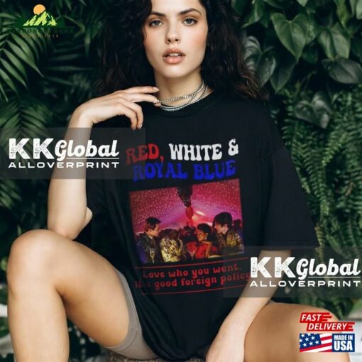 Red White Royal Blue 2023 Prince Henry And Alex Movie T-Shirt The Kissing Booth Unisex Classic