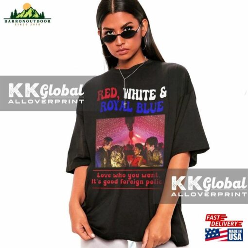 Red White Royal Blue 2023 Prince Henry And Alex Movie T-Shirt The Kissing Booth Unisex Classic