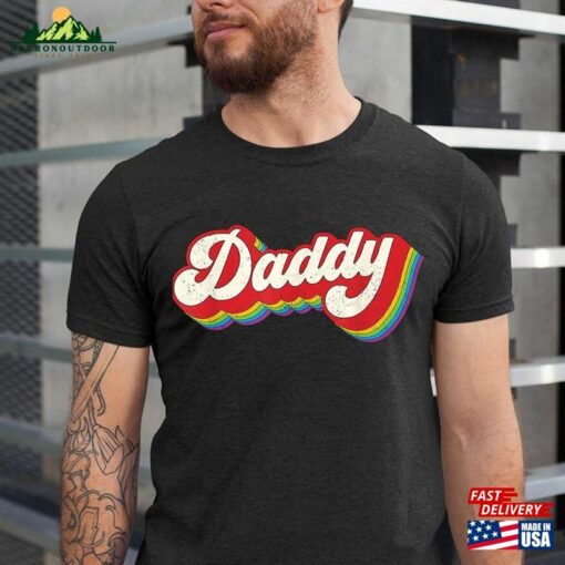 Rertro Daddy Shirt Sweastshirt Vintage Fathers Day Tee Unisex Classic