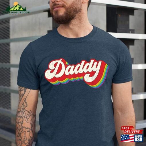 Rertro Daddy Shirt Sweastshirt Vintage Fathers Day Tee Unisex Classic