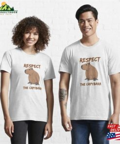 Respect The Capybara Mothers Day Quotes Essential T Shirt Sweatshirt Hoodie 3