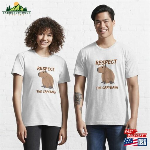 Respect The Capybara Mother’s Day Quotes Essential T-Shirt Sweatshirt Hoodie