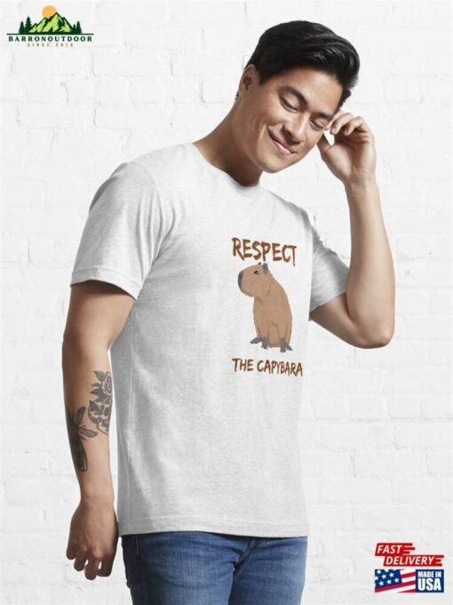 Respect The Capybara Mother’s Day Quotes Essential T-Shirt Sweatshirt Hoodie