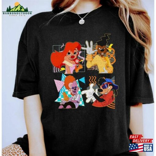 Retro 90S Disney A Goofy Movie Characters Shirt Max Goof Roxanne Sweatshirt Classic