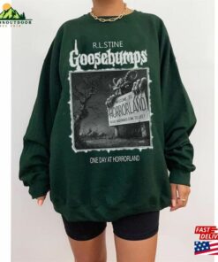 Retro 90S Goosebumps One Day At Horrorland T Shirt Halloween Shirt Hoodie 3