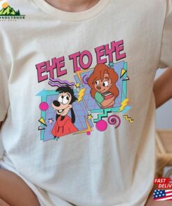 Retro 90S Max Roxanne Eye To Shirt Vintage Disneyland A Goofy Movie T-Shirt Sweatshirt