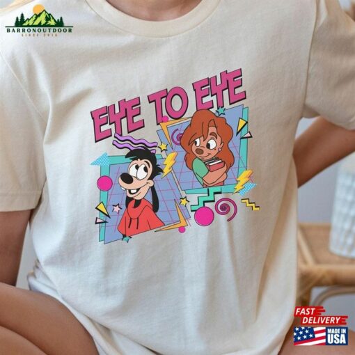 Retro 90S Max Roxanne Eye To Shirt Vintage Disneyland A Goofy Movie T-Shirt Sweatshirt