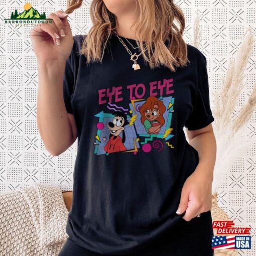 Retro 90S Max Roxanne Eye To Shirt Vintage Disneyland A Goofy Movie T-Shirt Sweatshirt