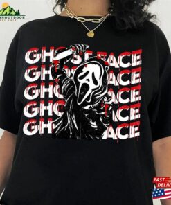 Retro 90S Scream Ghost Face Horror Movie Shirt Halloween Ghostface Shirts Unisex Hoodie