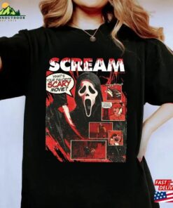 Retro 90S Scream Movie Shirt Halloween Ghostface Shirts Hoodie Classic