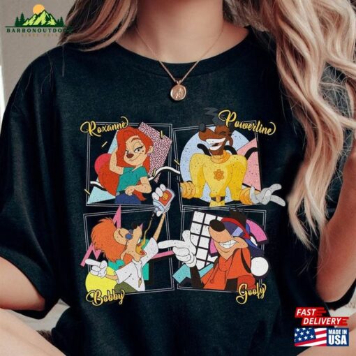 Retro A Goofy Movie Shirt 90S Max Goof Roxanne T-Shirt Sweatshirt