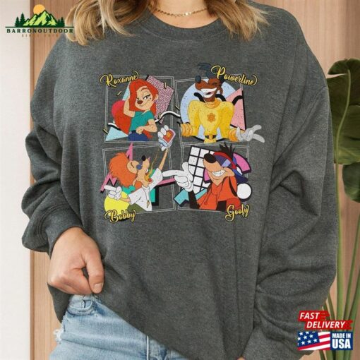 Retro A Goofy Movie Shirt 90S Max Goof Roxanne T-Shirt Sweatshirt