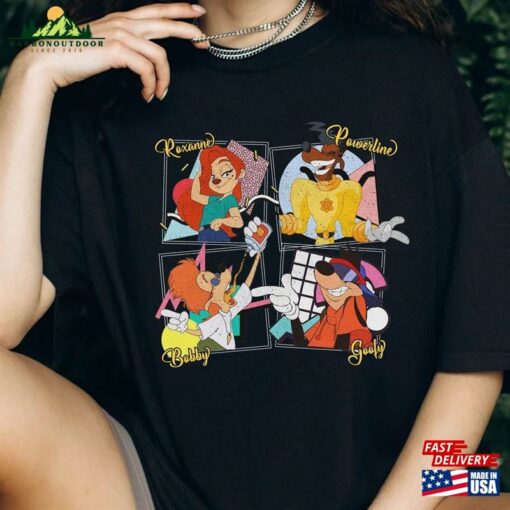 Retro A Goofy Movie Shirt 90S Max Goof Roxanne T-Shirt Sweatshirt