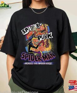 Retro Across The Spider Verse Comfort Colors Shirt Vintage Classic Unisex