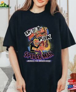 Retro Across The Spider Verse Comfort Colors Shirt Vintage Unisex Hoodie